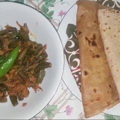 A picture of Masala bhindi.