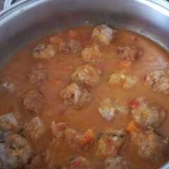 Una foto de Albóndigas en salsa con TM5 Thermomix