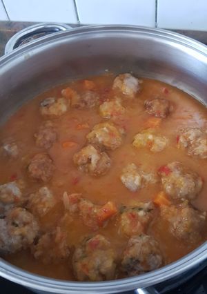 Una foto de Albóndigas en salsa con TM5 Thermomix