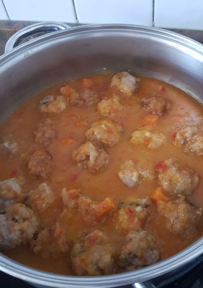 Una foto de Albóndigas en salsa con TM5 Thermomix