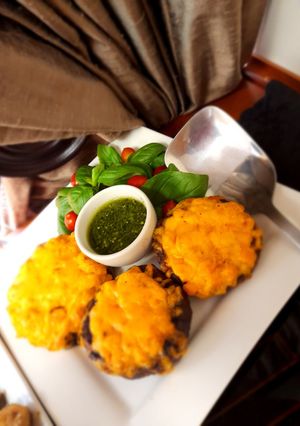 A picture of Stuffed Mushrooms🍄.
