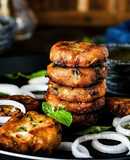 Hyderabadi Chicken Shikampuri Kebab