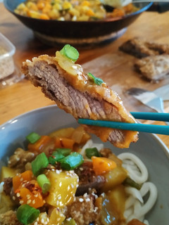 Foto resep Beef Katsu Curry Udon