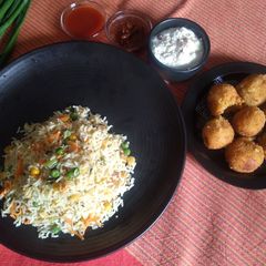 A picture of Veg pulao.