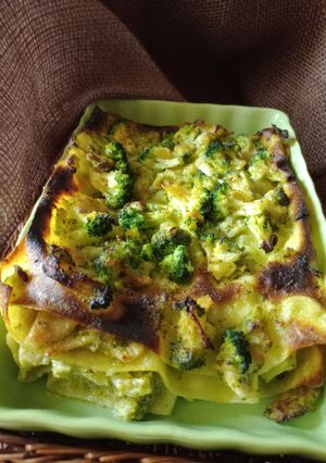 Foto di Lasagne pollo e broccoletti