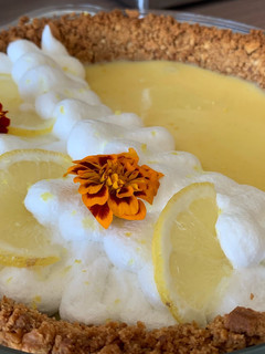 Una foto de Key lime pie / de lima o limón