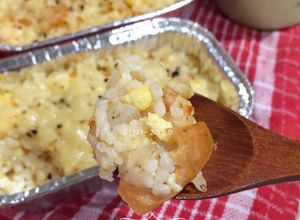 Foto resep Baked Cheese Rice - Nasi panggang keju - chessee rice- menu olah
