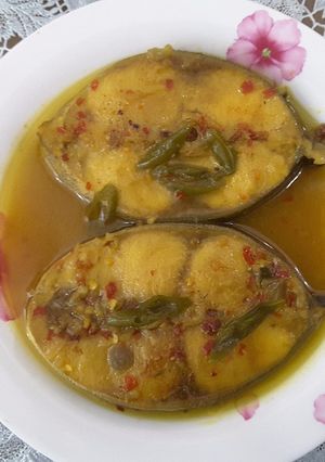 Hình của món Cá bớp kho ớt xanh ngon lành!.