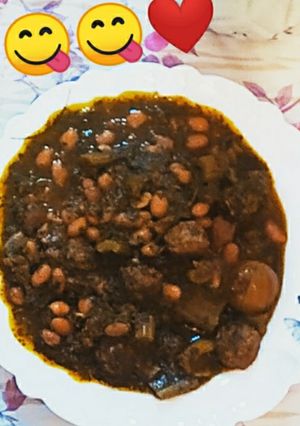 عکسی از دستور قرمه سبزی مجلسی خوشمزه