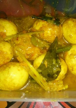 Foto resep Telor bumbu kuning rasa cinta