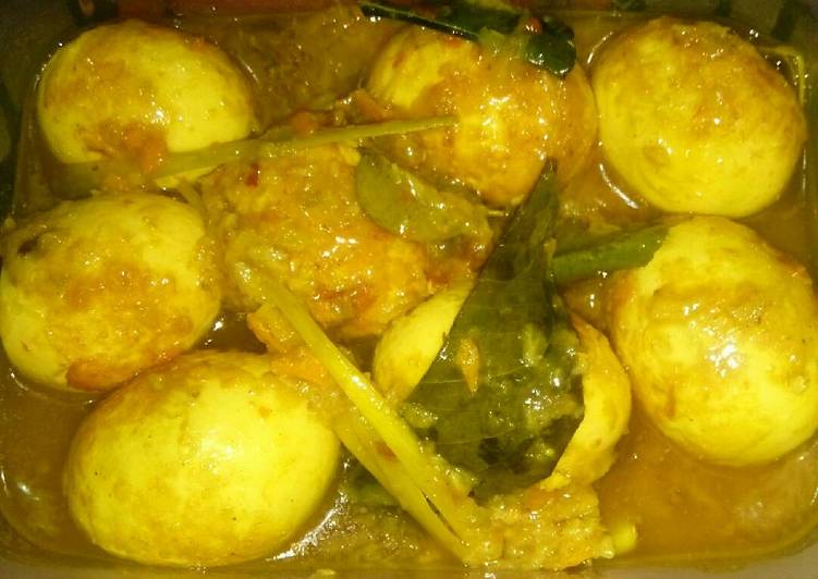 Resep Telor bumbu kuning rasa cinta, Menggugah Selera