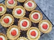 Gambar pie stroberi