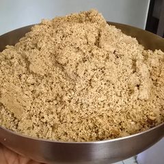 A picture of Dhaniya panjiri.