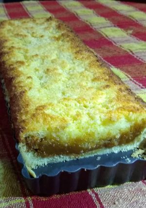 Una foto de Tarta de coco con dulce de leche