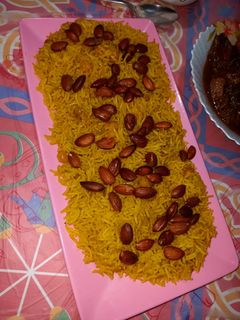صورة لوصفة رز بسمتي بالمكسرات