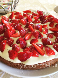 Una foto de Tarta de fresas🍓