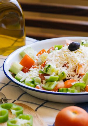 Una foto de Ensalada Shopska. Receta búlgara