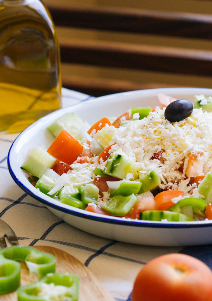 Una foto de Ensalada Shopska. Receta búlgara