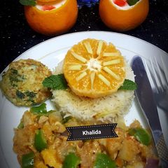 A picture of Ginger Orange Rice.