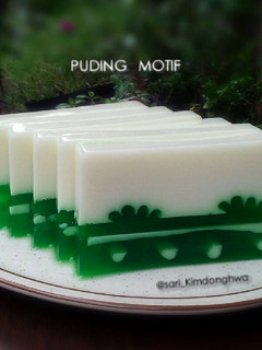 Foto resep Puding Motif