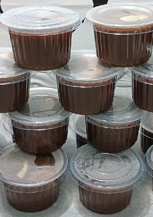 Foto resep Puding Cappuccino Pisang Kepok