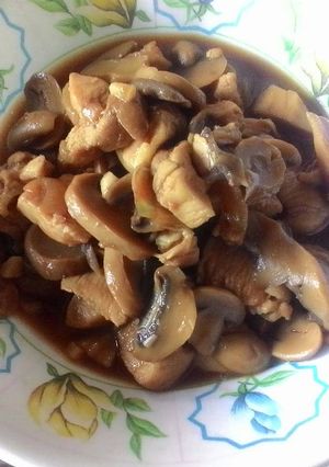 Foto resep Ayam jamur simple