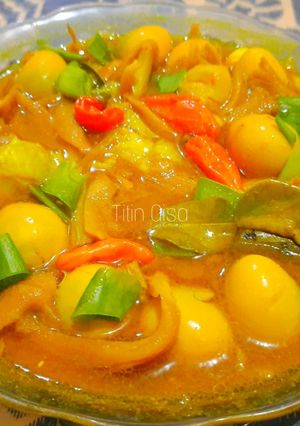 Foto resep Tongseng Telur Jamur Tiram Tanpa Santan