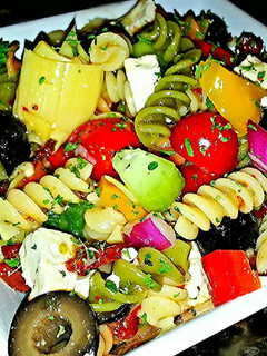 A picture of Mike's Chilled Greek Feta Salad.
