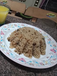 صورة لوصفة رز صياديه 😋