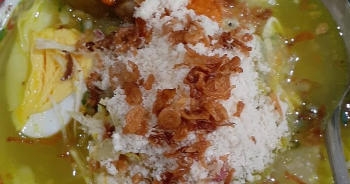 Resep Soto Ayam Lamongan Asli oleh Adelia Arl - Cookpad