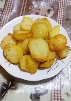 صورة لوصفة بطاطا سلق وقلي 😯