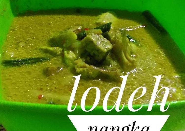 Resep Lodeh nangka ayam, Enak Banget