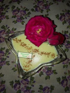 عکسی از دستور فرنی خامه ای خوشمزه 😋😋