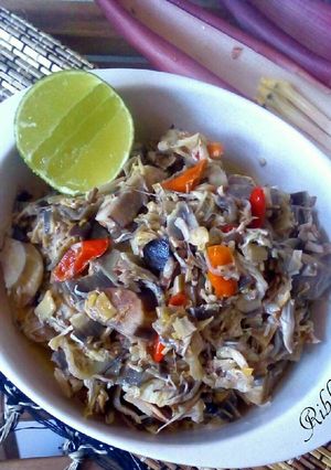 Foto resep Tumis jantung pisang terasi No MSG