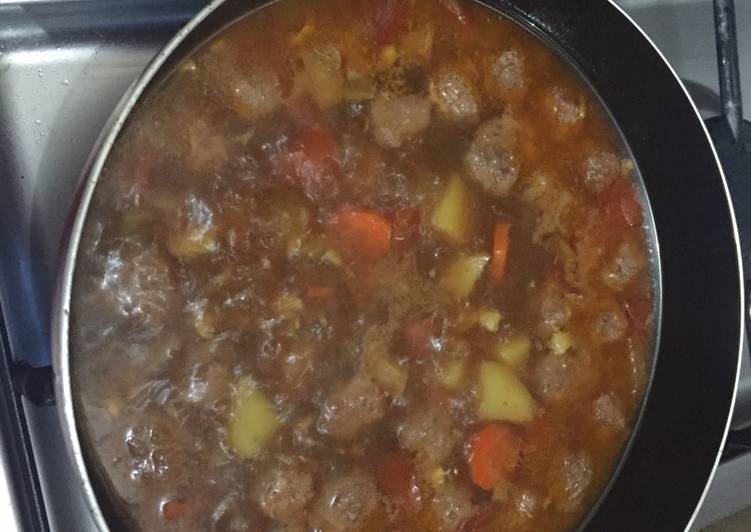 Resep Semur Bola Bola Daging, Sempurna