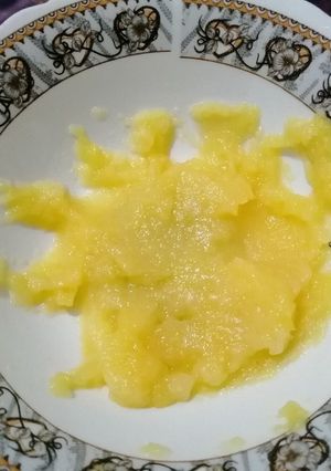 صورة لوصفة كمبوت التفاح للرضع