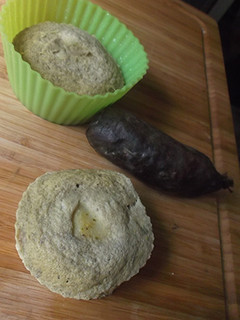 Una foto de Tortilla al microondas de morcilla y patata