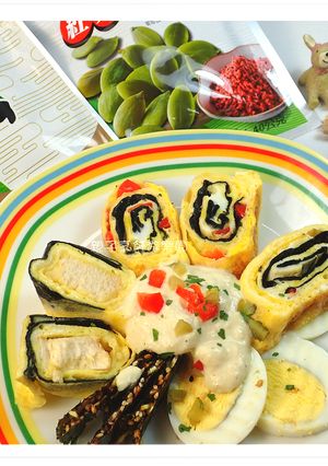 【元本山幸福廚房】海苔吐司蛋捲 的食譜成品照片