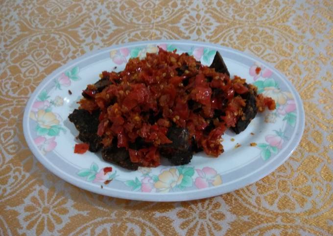 Langkah Mudah untuk Menyiapkan Dendeng paru balado, Enak