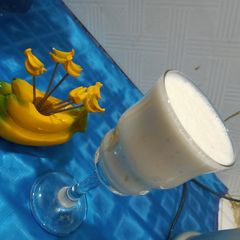 Banana milk shake A picture of Banana milk shake.