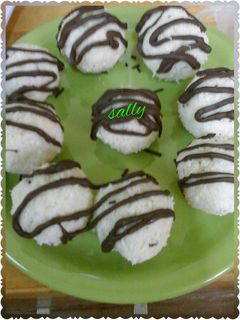 صورة لوصفة كرات جوز الهند