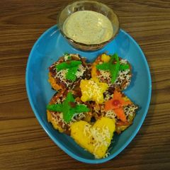 A picture of Besan Idli Brusata.
