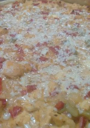 Una foto de Tarta y empanadas de pollo