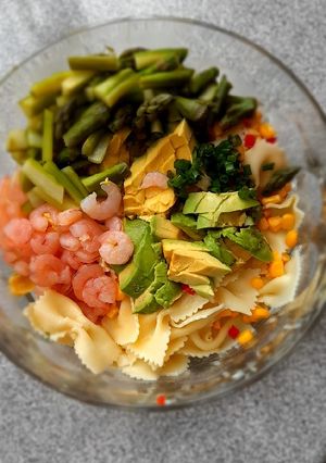 Una foto de Ensalada fría de Corbatitas
