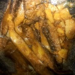 A picture of Bitter grud with potato.
