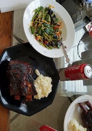 A picture of Oven Baked Beef Back Ribs.