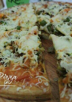 Foto resep PIZZA KETO PRAKTIS, ENAK, Empuk #Ketoinpremixbreadflour