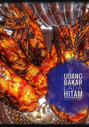 Foto resep Udang Bakar Lada Hitam
