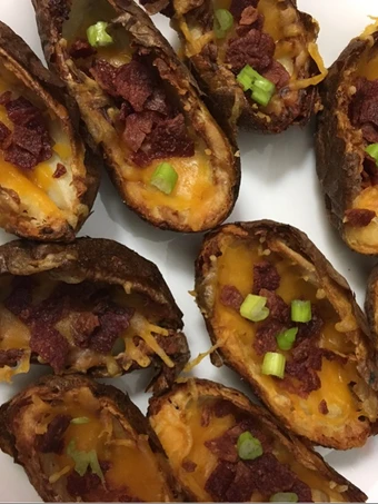Simple Way Make Recipe Air fried potato skins that is Awesome, Delicious}
