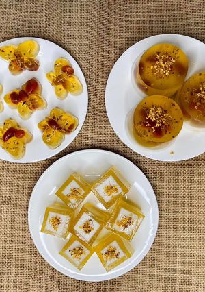 Hình của món Thạch Quế Hoa.